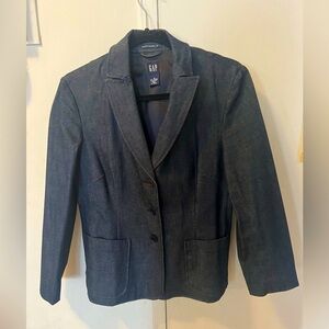 GAP Denim Classic Stretch Blazer